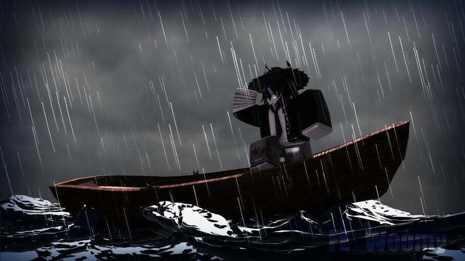 Storm at sea